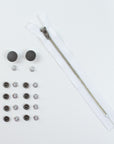 Jeans Hardware Set - Zipper Fly