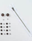 Jeans Hardware Set - Zipper Fly