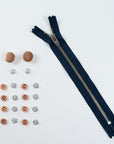 Jeans Hardware Set - Zipper Fly