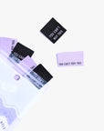 6 Woven Labels - 'You can't buy this' Metallic