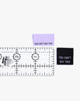 6 Woven Labels - 'You can't buy this' Metallic