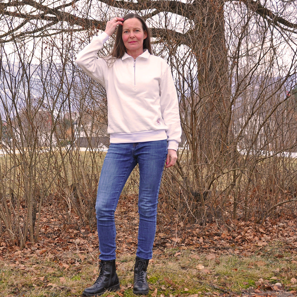 Half Zipper Sweater - Sewing Pattern | Wardrobe By Me
