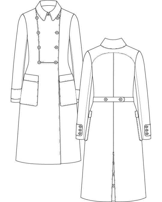 PDF Pattern - Almirall coat | Pauline Alice
