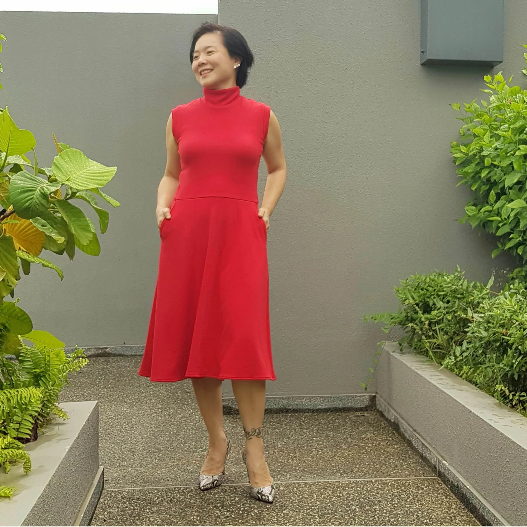 Asta Jersey Dress - Sewing Pattern | Wardrobe By Me MaaiDesign Fabrics Asta Jersey Dress - Sewing Pattern | Wardrobe By Me MaaiDesign Fabrics
