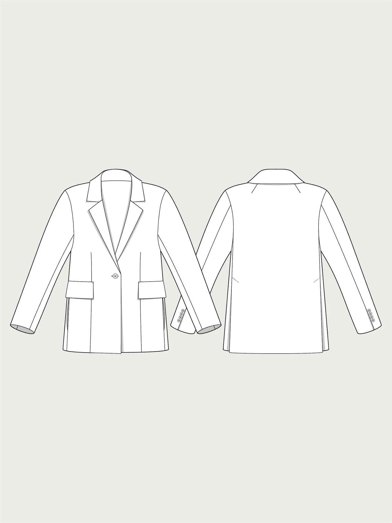 Blazer - Sewing Pattern | The Assembly Line