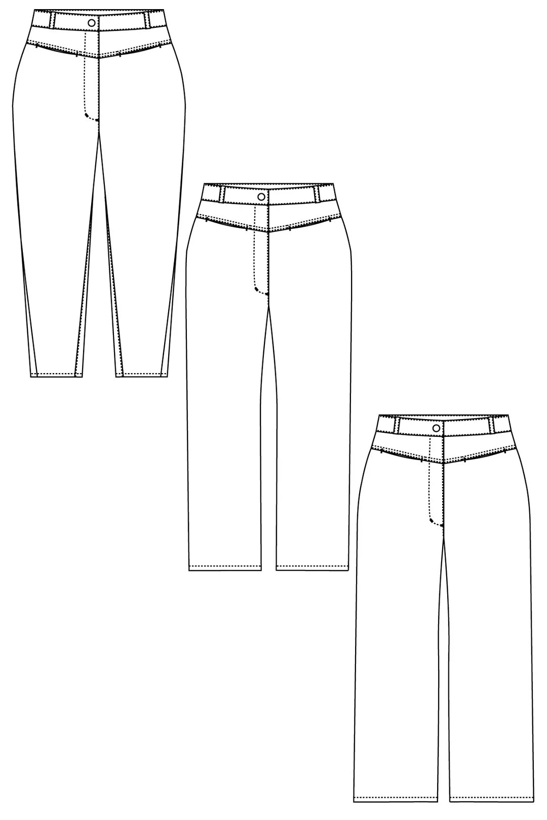 PDF Pattern - Buttress Jeans | Allie Olson