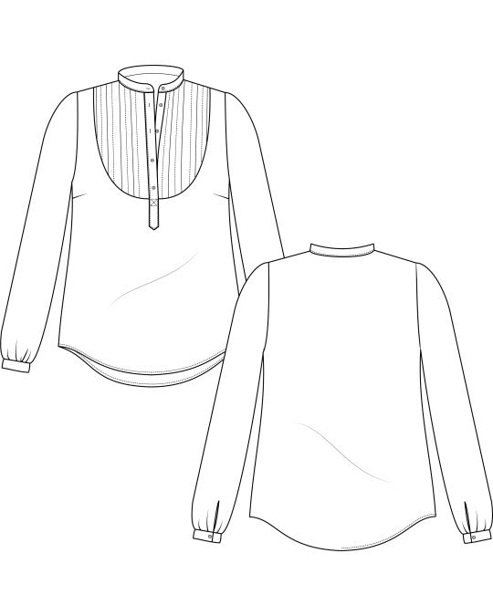 PDF Pattern - Carme Blouse | Pauline Alice