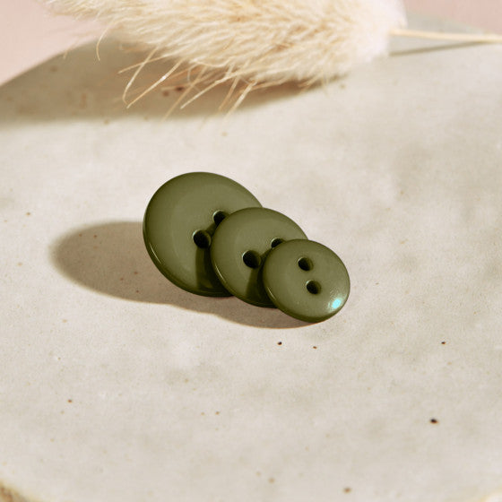 Atelier Brunette - Classic Shine Buttons - Ivy Green