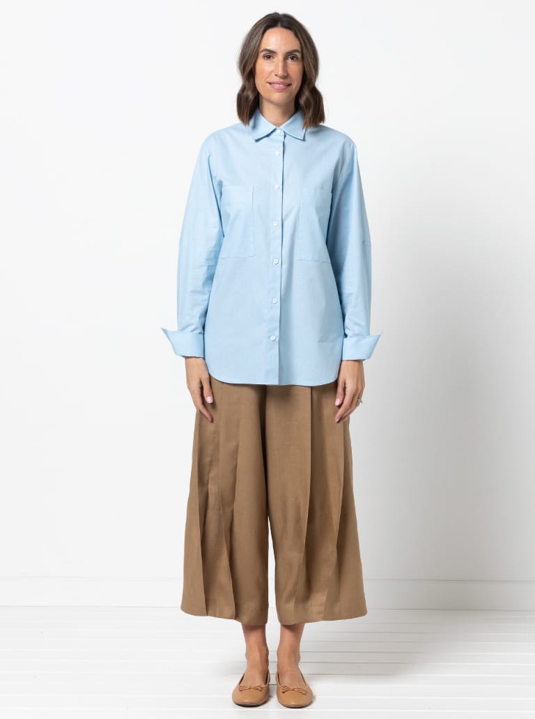 Clayton Woven Shirt - Sewing Pattern | Style Arc