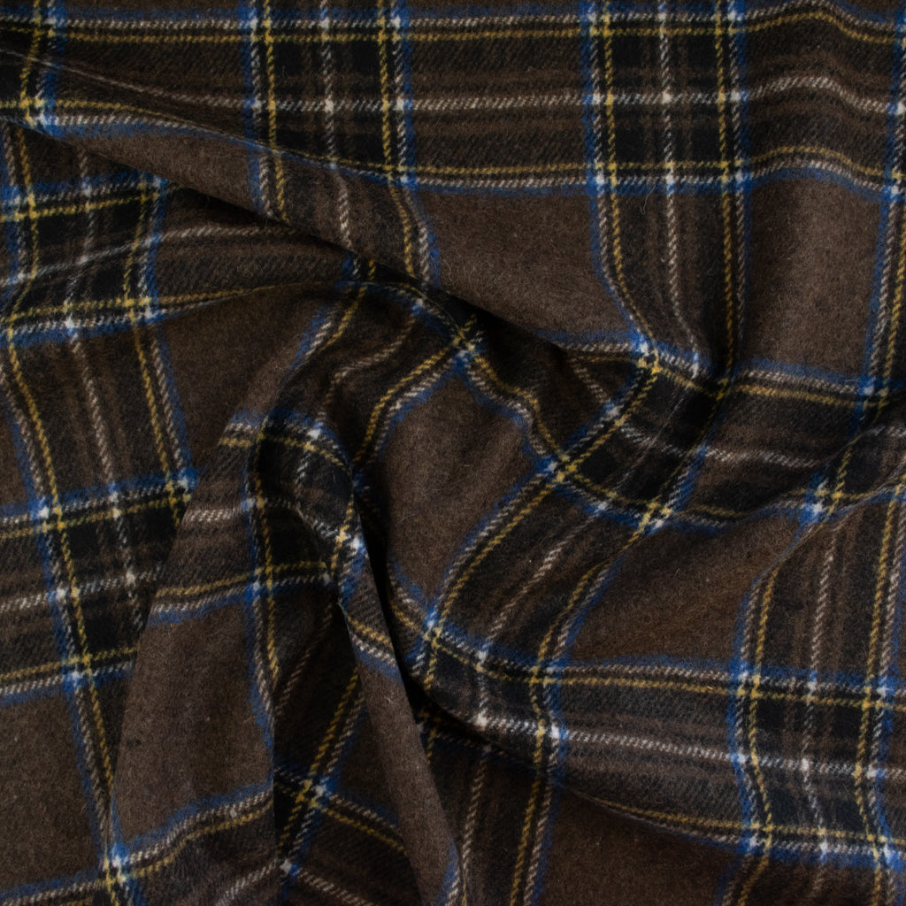Melton - Wool Blend Coating - Chocolate Brown