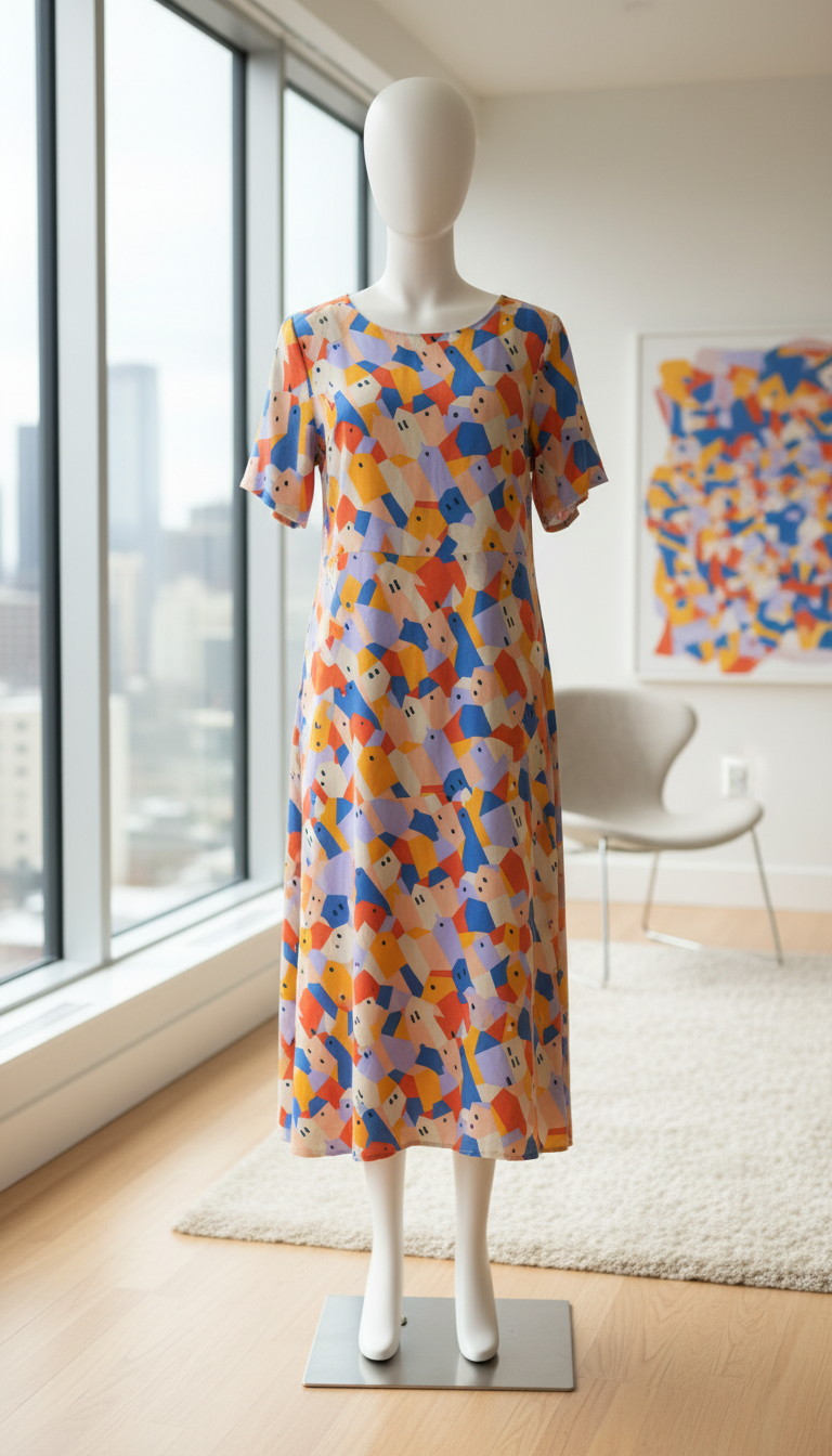 Myriam Van Neste - Rayon Lawn - Colourful City