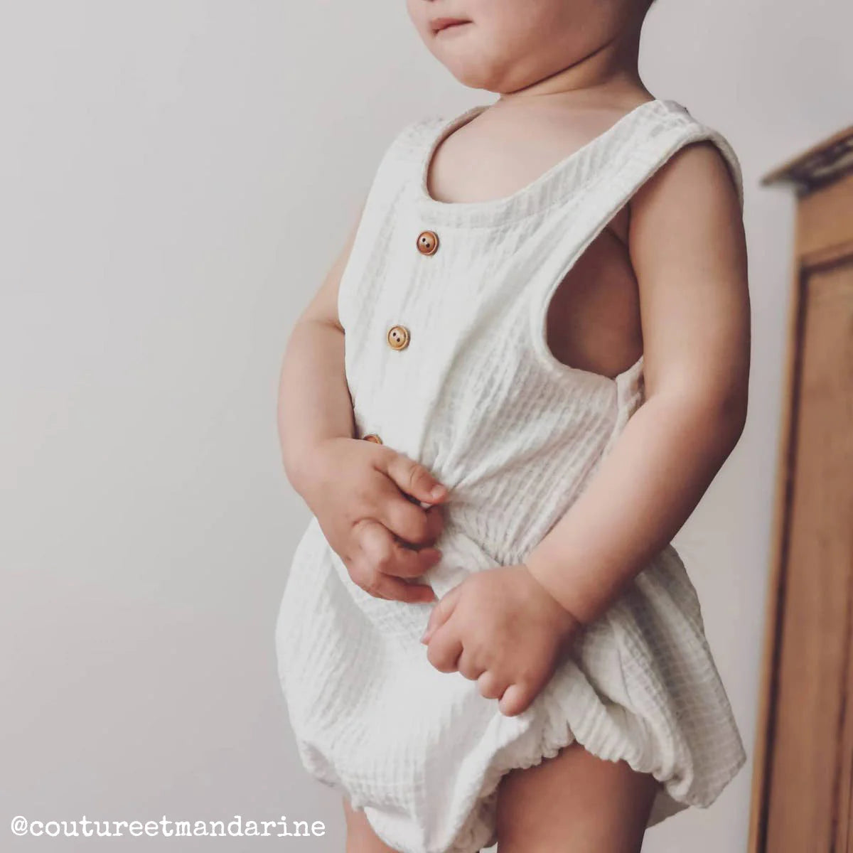 Sydney Romper - Baby - Sewing Pattern | Ikatee