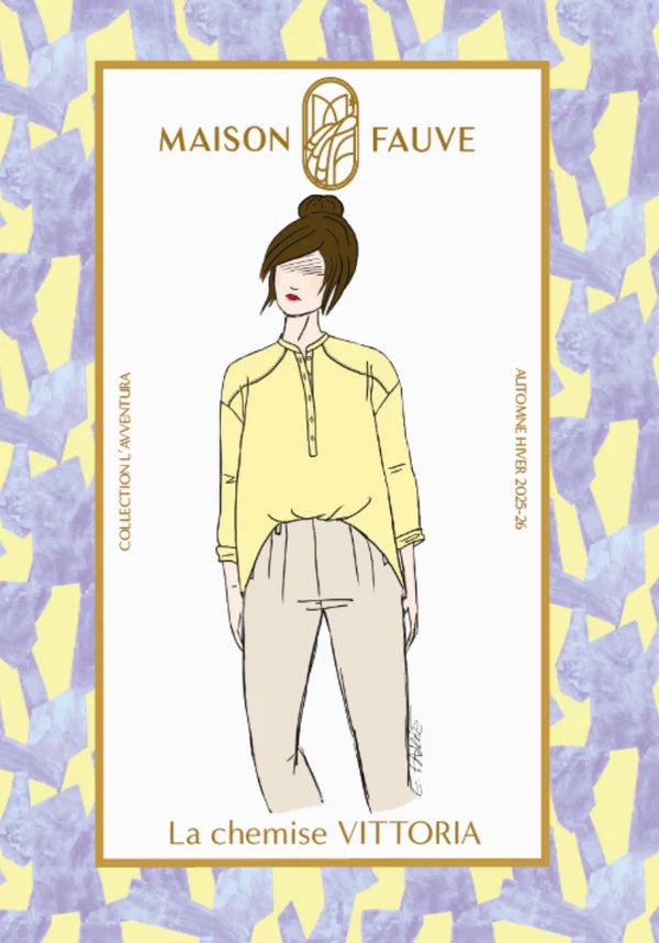 Vittoria Shirt - Sewing Pattern | Maison Fauve