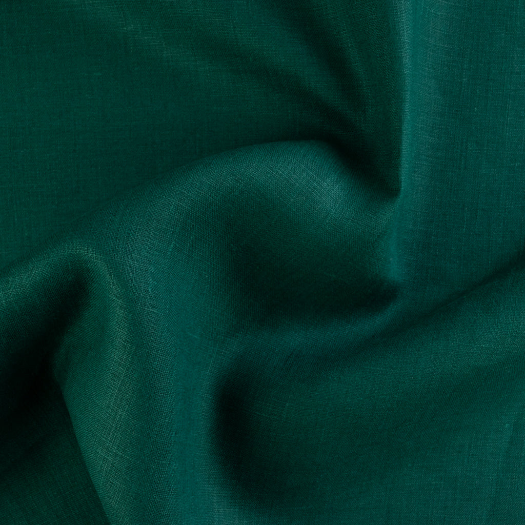 Smooth Crisp Linen - Emerald