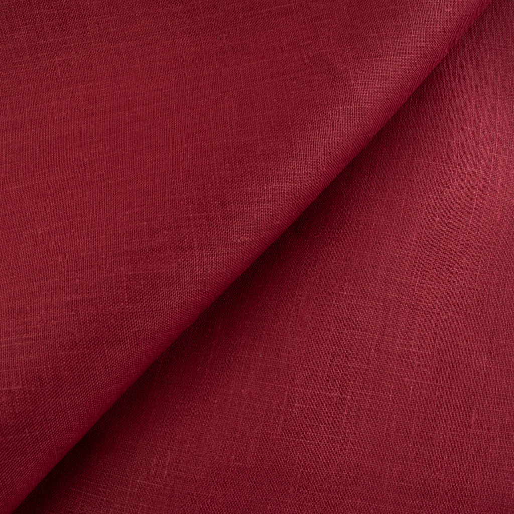 Smooth Crisp Linen - Cherry