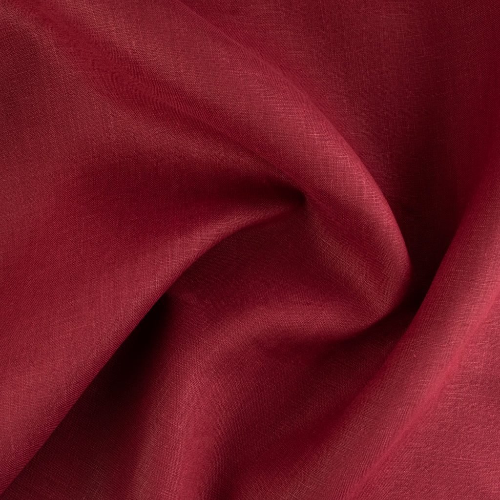 Smooth Crisp Linen - Cherry