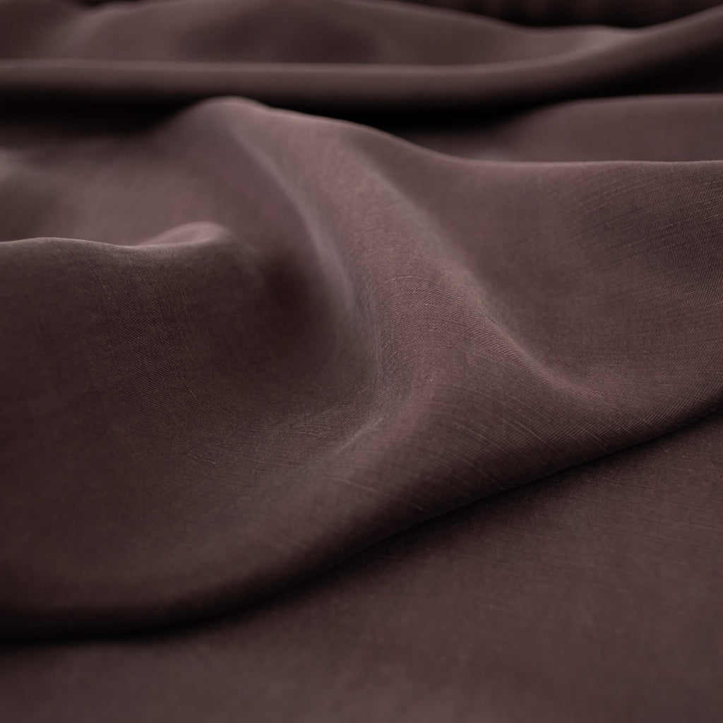 Cupro Linen Tencel - Espresso