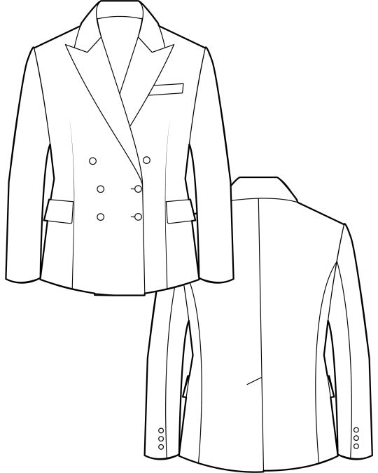 PDF Pattern - Dalt Blazer | Pauline Alice