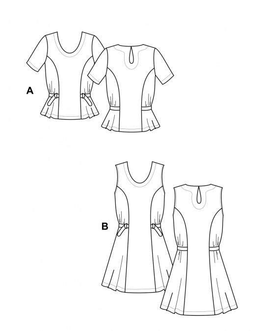 PDF Pattern - Faura Top & Dress | Pauline Alice