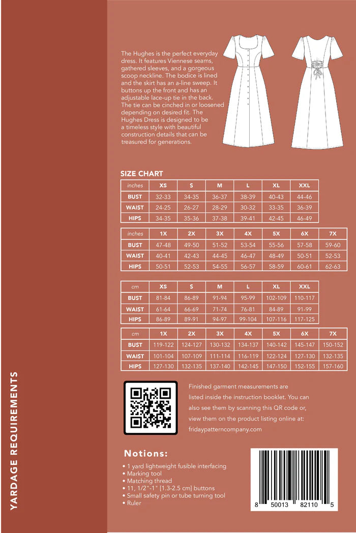 Hughes Dress - Sewing Pattern | Friday Pattern Company