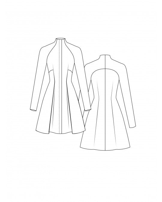 PDF Pattern - Hemisfèric coat | Pauline Alice