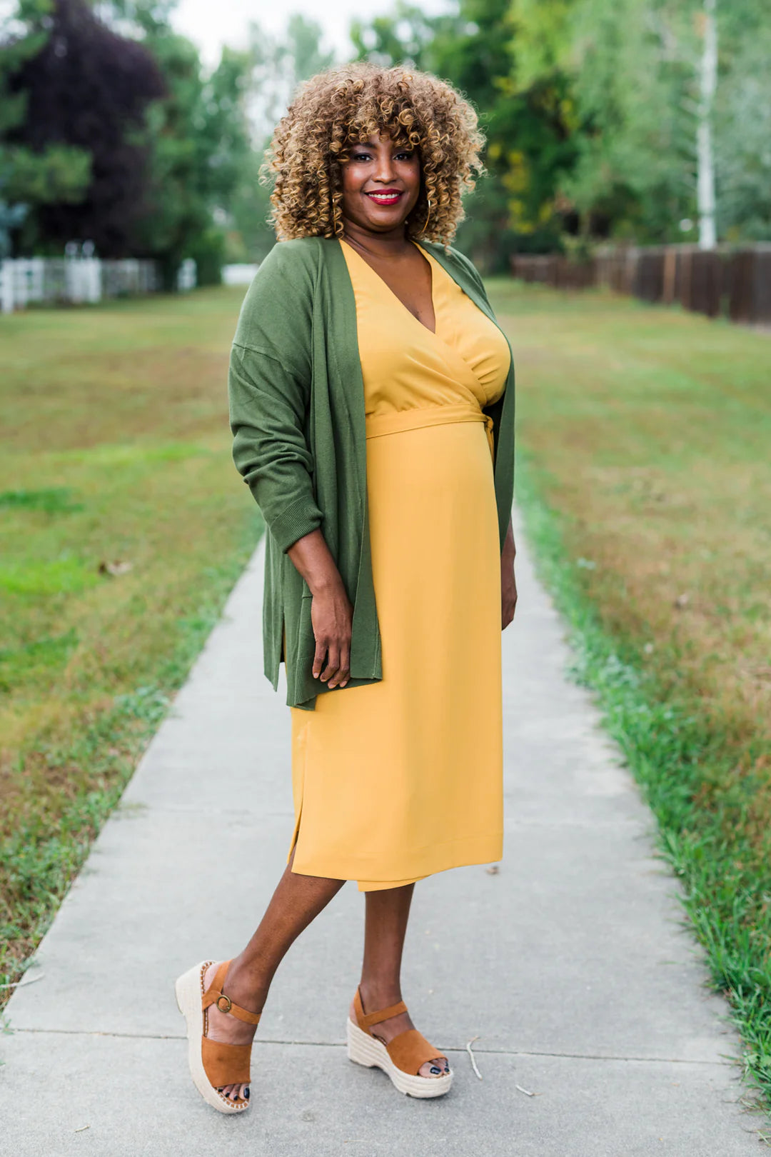 PDF Pattern - Highlands Wrap Dress | Allie Olson