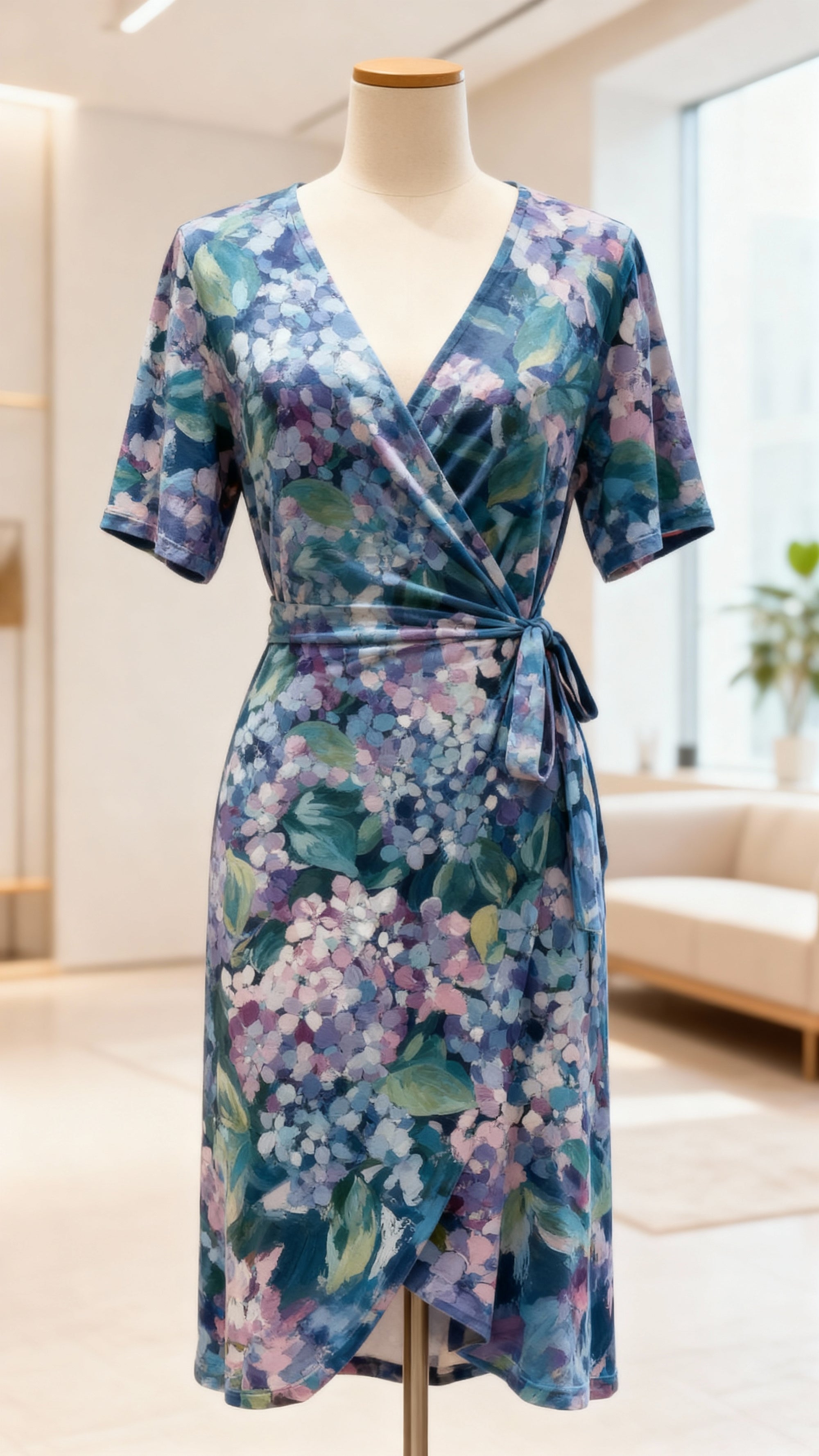 Johanna Ralph | Hydrangea Haze | Cotton Jersey