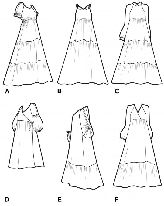 PDF Pattern - Ibi dress | Pauline Alice