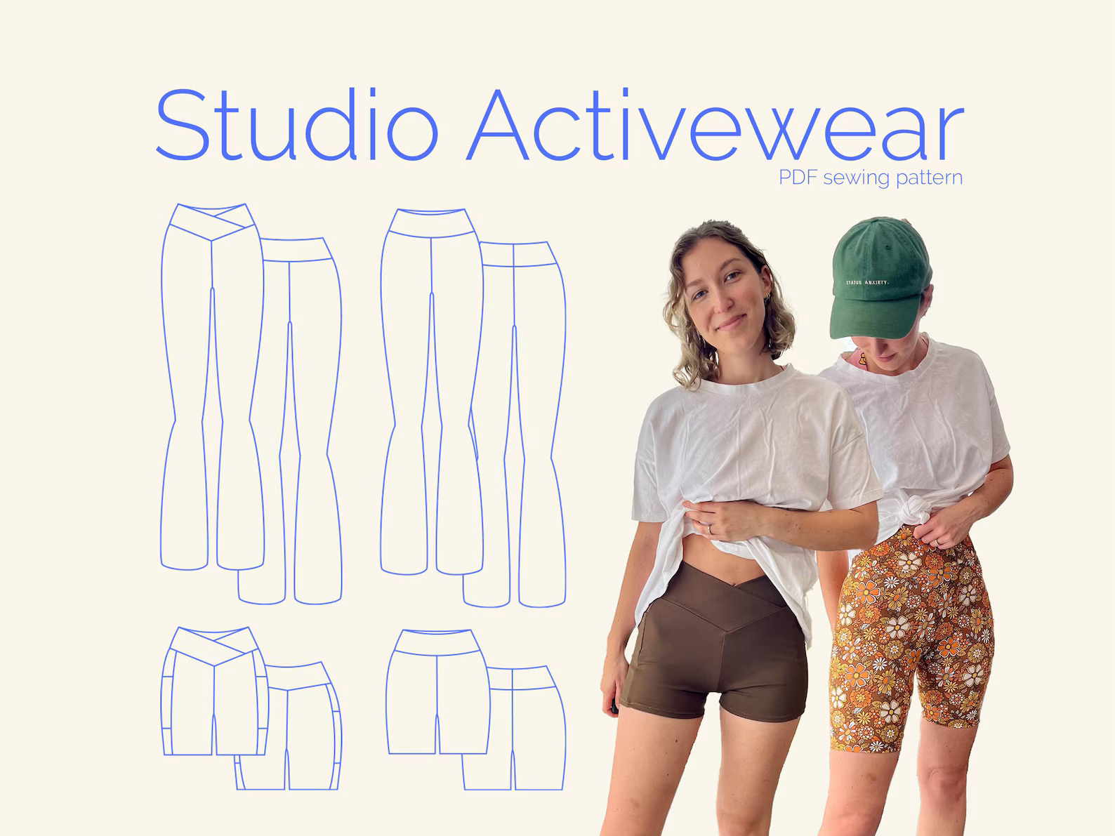PDF Pattern - Studio Activewear | Elle Stitch