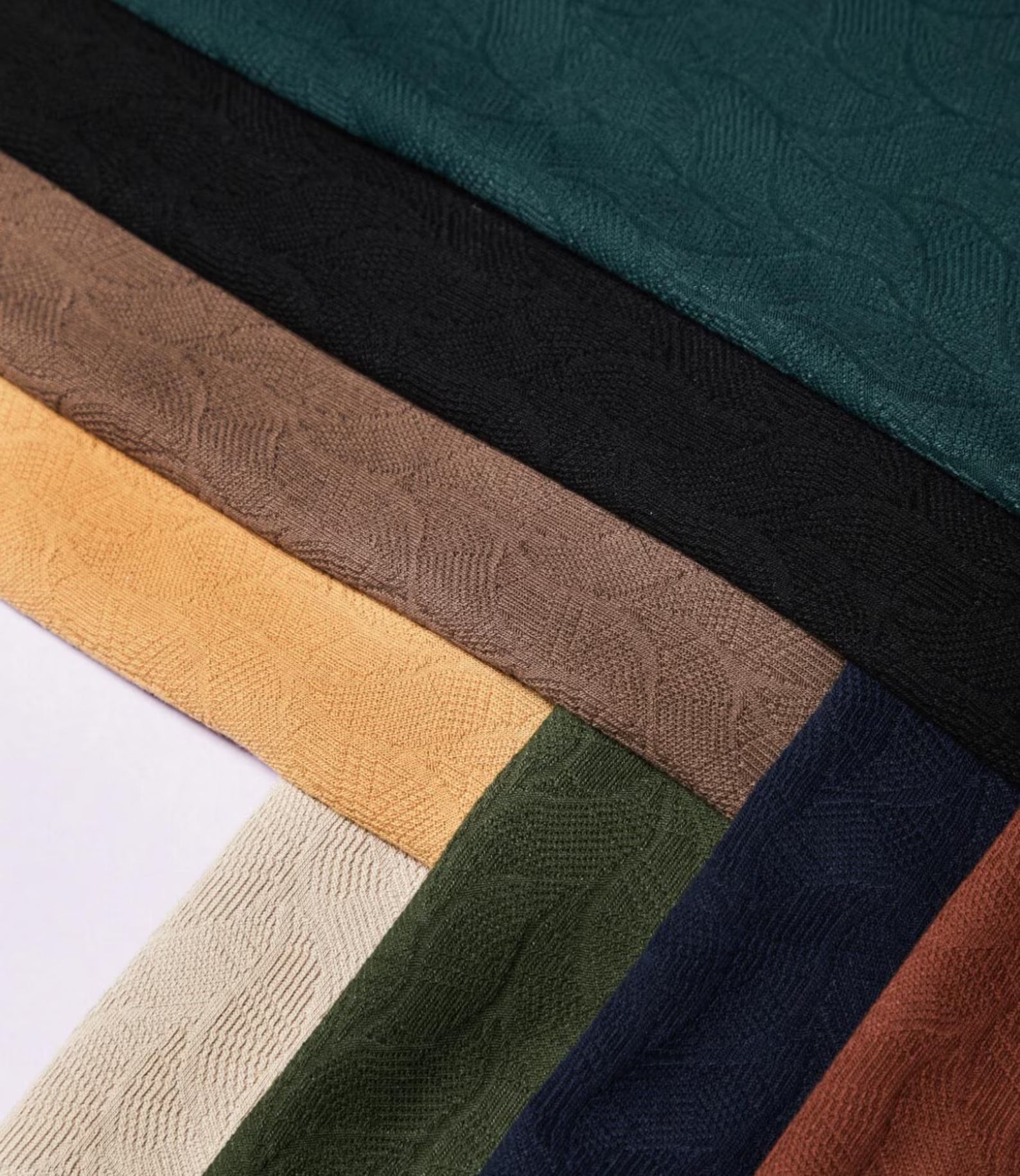 Mind the Maker - Organic Leaf Jacquard - Chalky Green