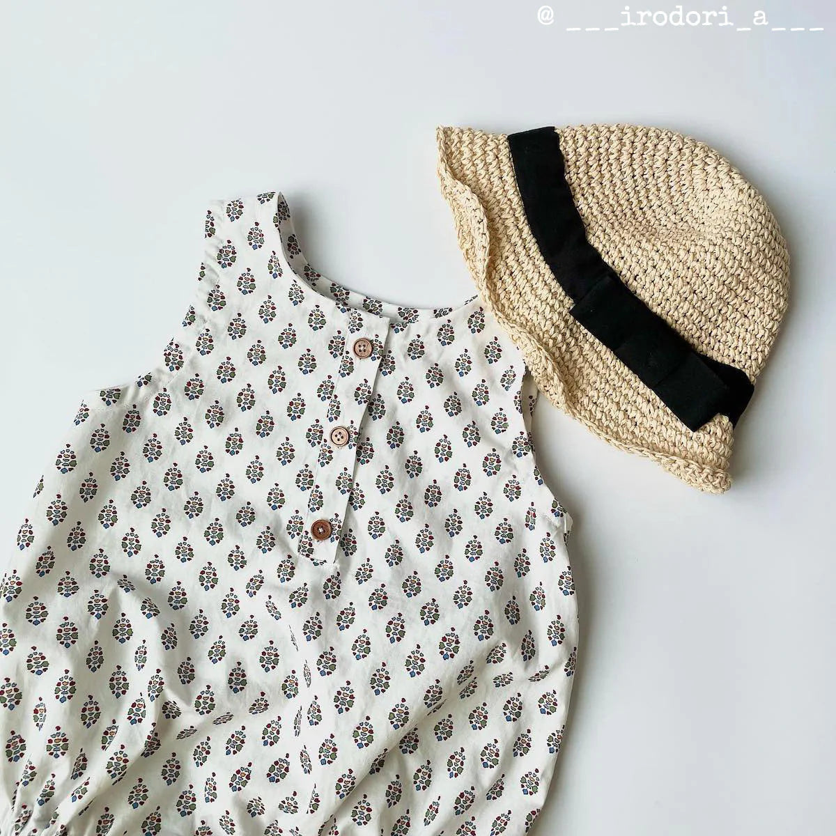 Sydney Romper - Baby - Sewing Pattern | Ikatee