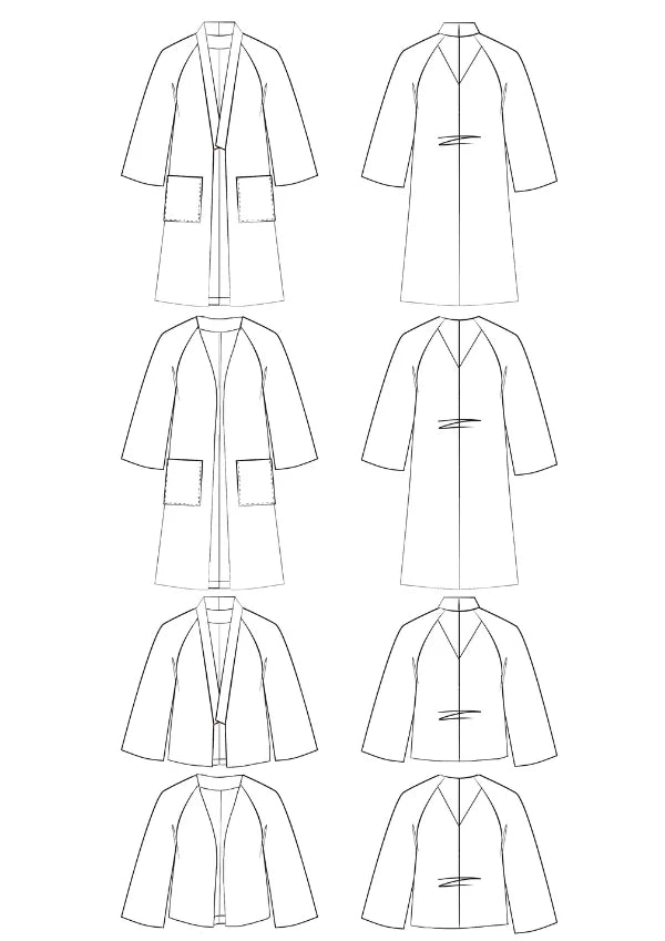 Nage Libre Jacket - Sewing Pattern | Maison Fauve
