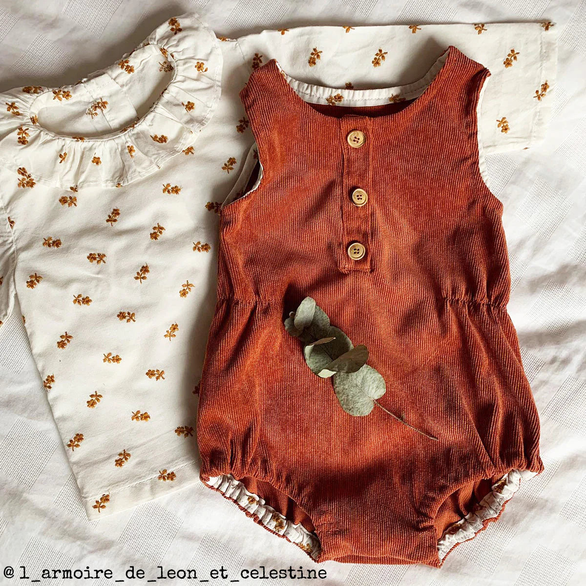 Sydney Romper - Baby - Sewing Pattern | Ikatee