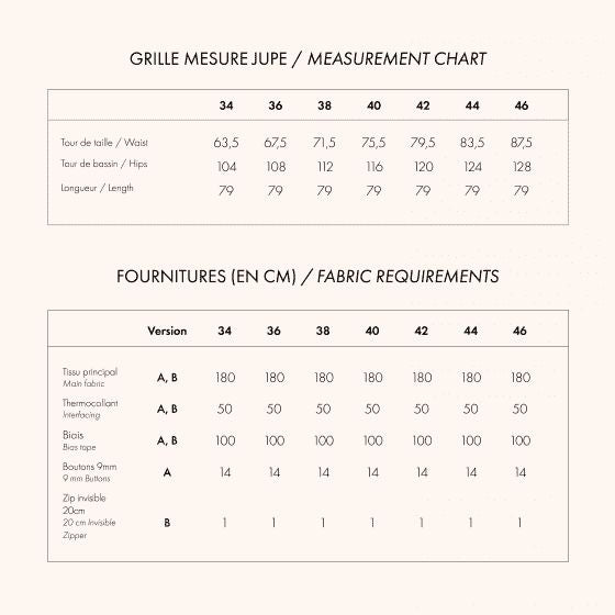 Atelier Brunette | Sewing Pattern | La Jupe