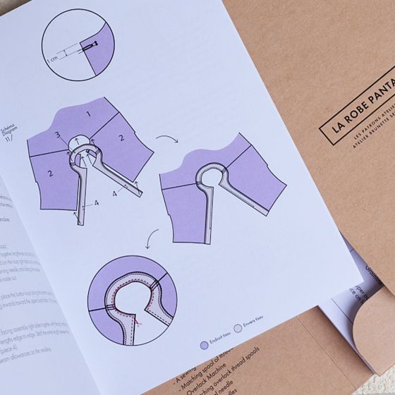 Atelier Brunette | Sewing Pattern | LA Robe Pantalon