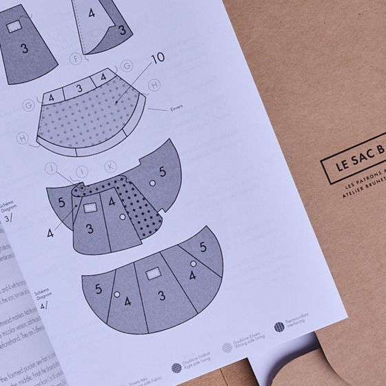 Atelier Brunette | Sewing Pattern | LE Sac Banane