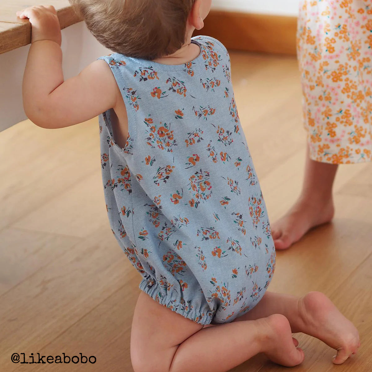 Sydney Romper - Baby - Sewing Pattern | Ikatee