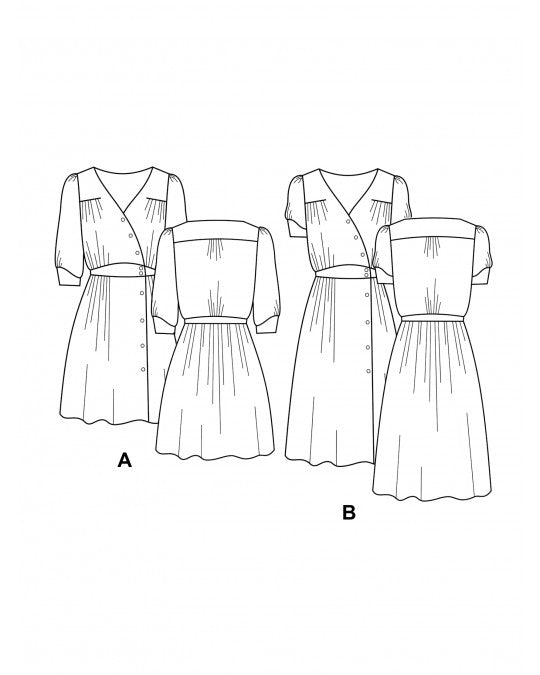 PDF Pattern - Lliria dress | Pauline Alice