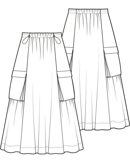 PDF Pattern - Neu Skirt | Pauline Alice