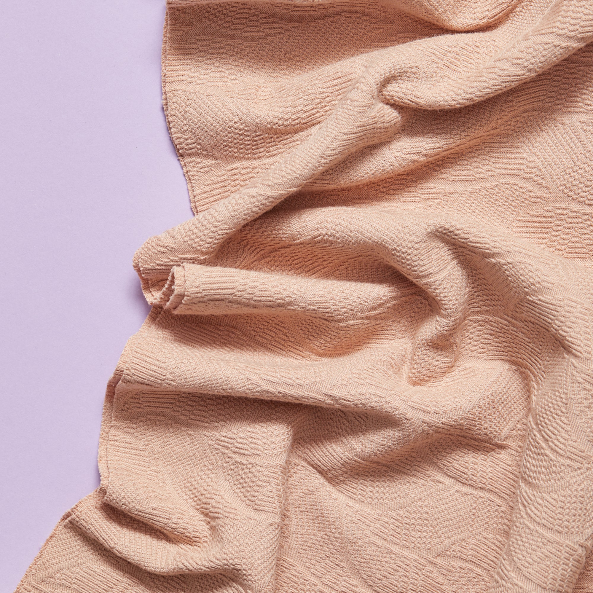 Mind the Maker - Organic Leaf Jacquard - Rose