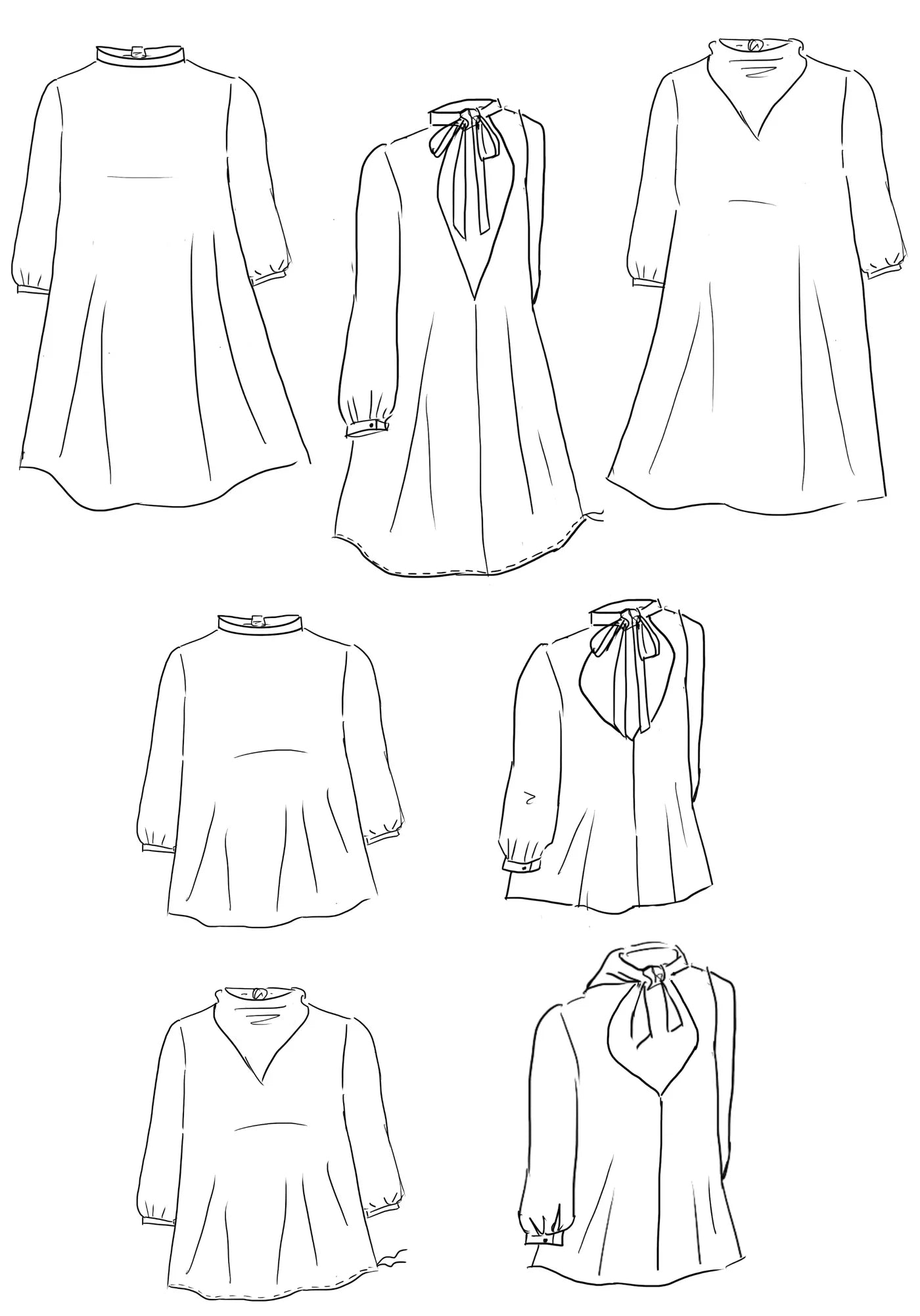 Mia Dress and Blouse - Sewing Pattern | Maison Fauve