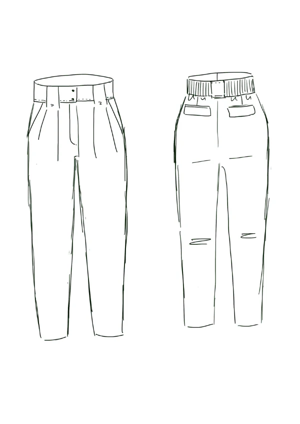 Belem Trousers/Shorts - Sewing Pattern | Maison Fauve