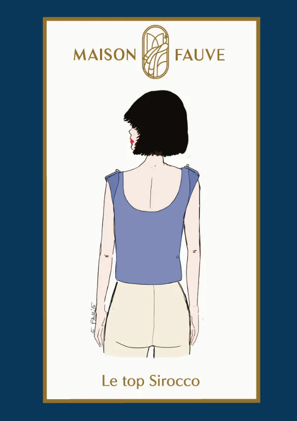 Sirocco Top - Sewing Pattern | Maison Fauve