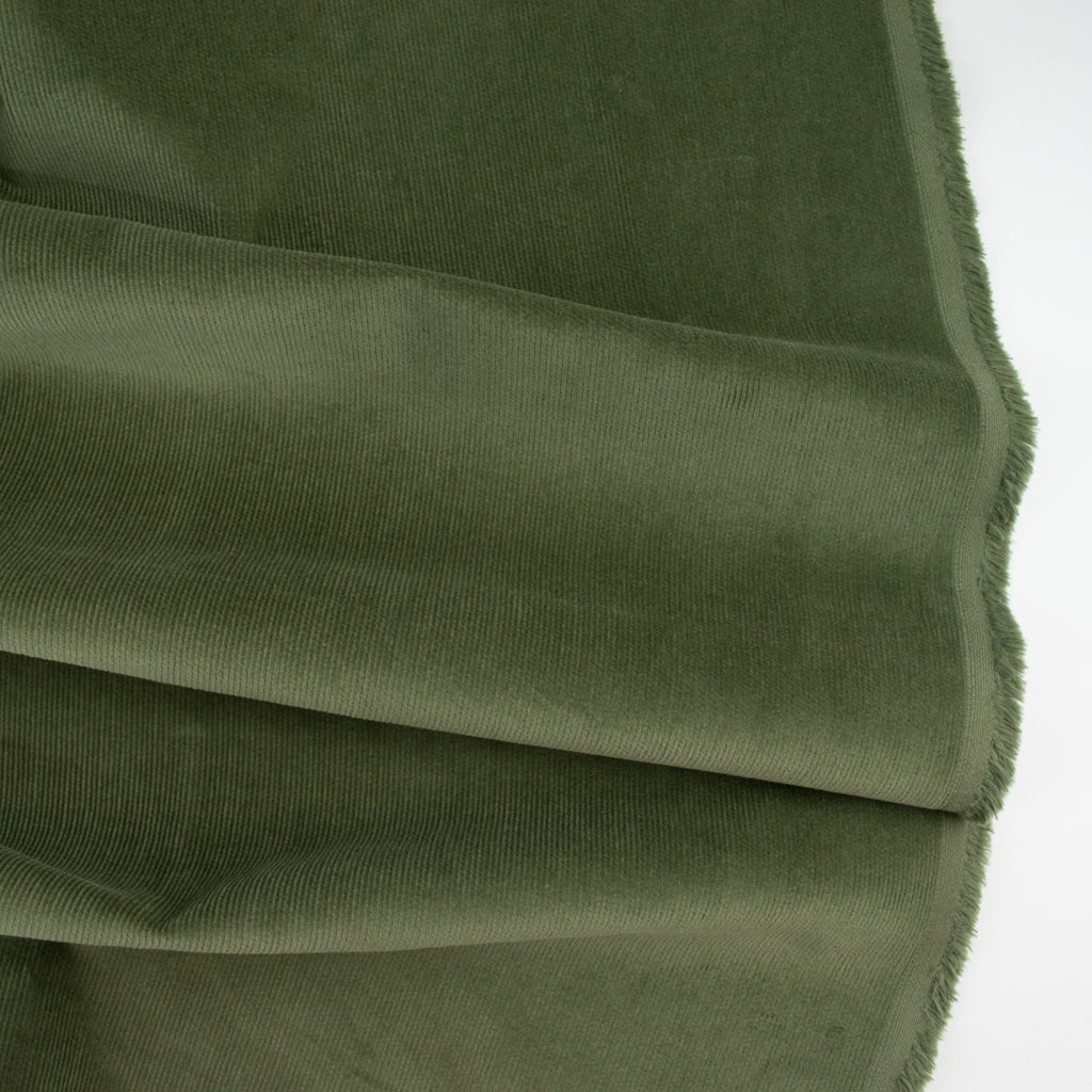 Stretch Pinwale Corduroy - Cypress Green