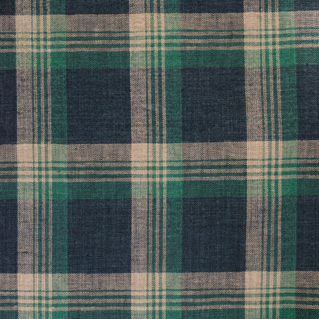 Plaid Linen - Emerald