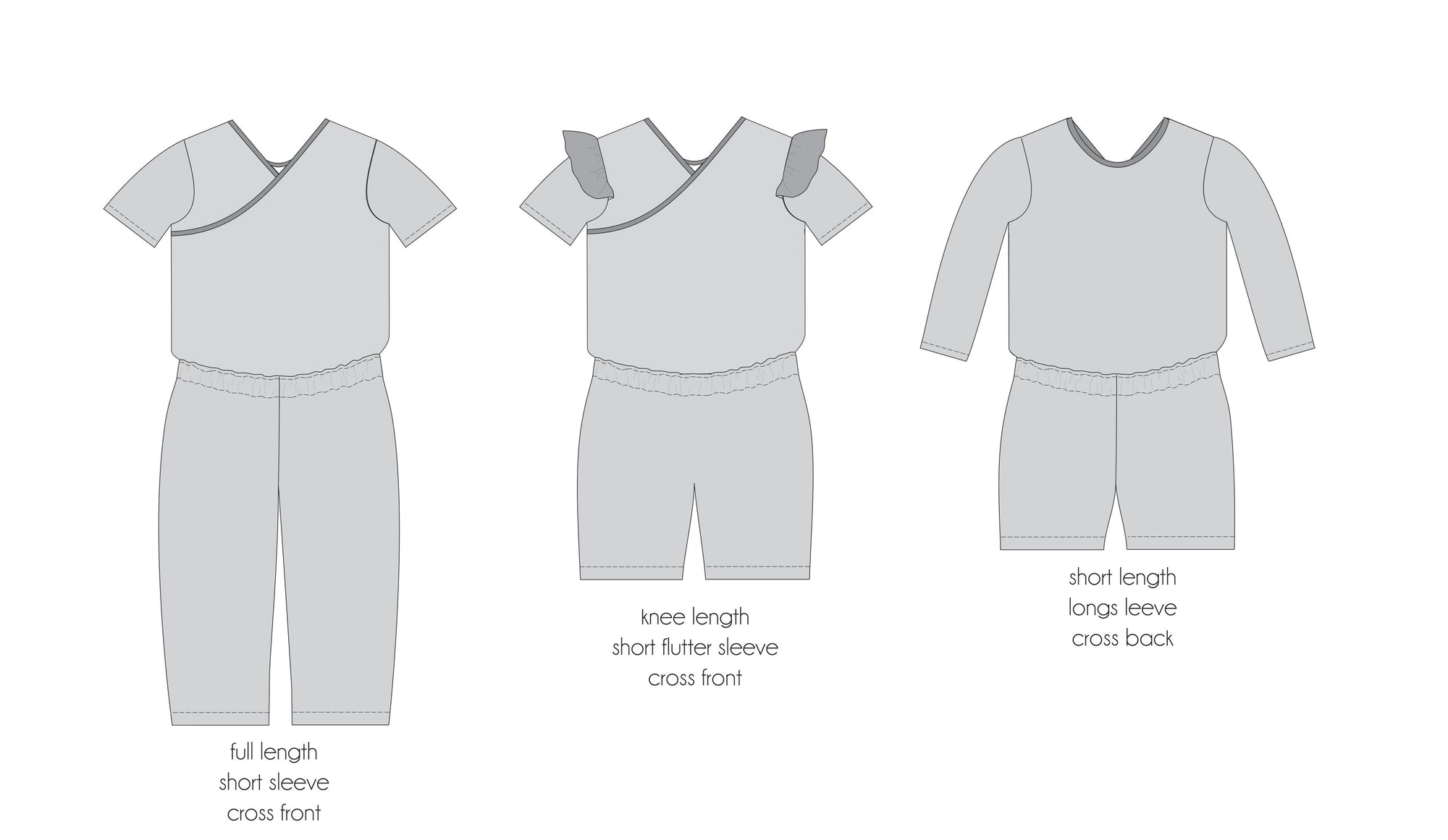 PDF Pattern - Paradise Playsuit - Child | Waves & Wild