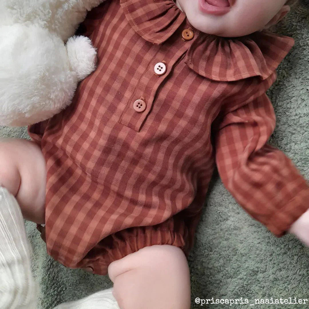 Sydney Romper - Baby - Sewing Pattern | Ikatee