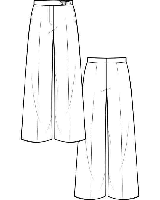 PDF Pattern - Reig trousers | Pauline Alice
