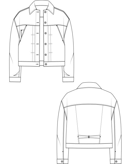 PDF Pattern - Russafa Jacket | Pauline Alice