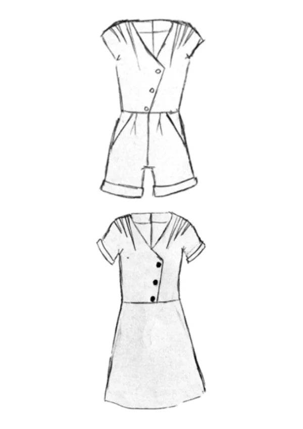 Eclipse Playsuit and Dress - Sewing Pattern | Maison Fauve